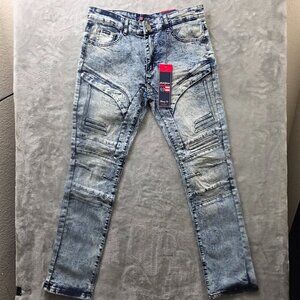 Phat Farm Skinny Jeans 30x30 NWT Ice Blue